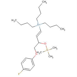 67693-59-8  Silane,[[1-[(4-fluorophenoxy)methyl]-3-(tributylstannyl)-2-propenyl]oxy]trimethyl-,(E)-