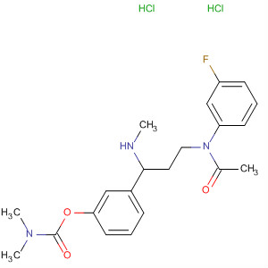 677033-69-1  Carbamic acid, dimethyl-,3-[3-[acetyl(3-fluorophenyl)amino]-1-(methylamino)propyl]phenyl ester,monohydrochloride