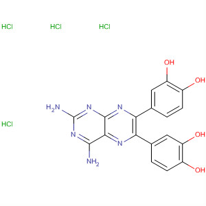 677297-63-1  1,2-Benzenediol, 4,4'-(2,4-diamino-6,7-pteridinediyl)bis-,dihydrochloride