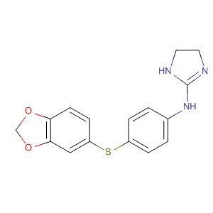677343-43-0  1H-Imidazol-2-amine,N-[4-(1,3-benzodioxol-5-ylthio)phenyl]-4,5-dihydro-