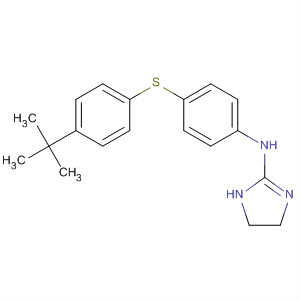 677343-48-5  1H-Imidazol-2-amine,N-[4-[[4-(1,1-dimethylethyl)phenyl]thio]phenyl]-4,5-dihydro-