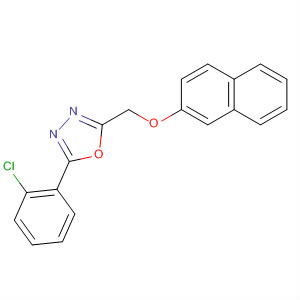 678180-07-9  1,3,4-Oxadiazole, 2-(2-chlorophenyl)-5-[(2-naphthalenyloxy)methyl]-