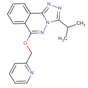 678193-30-1  1,2,4-Triazolo[3,4-a]phthalazine,3-(1-methylethyl)-6-(2-pyridinylmethoxy)-