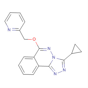 678193-34-5  1,2,4-Triazolo[3,4-a]phthalazine, 3-cyclopropyl-6-(2-pyridinylmethoxy)-