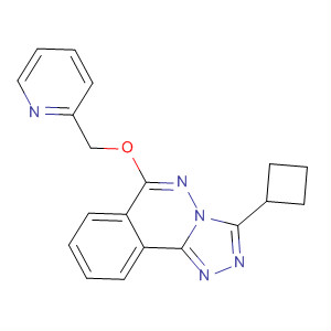 678193-36-7  1,2,4-Triazolo[3,4-a]phthalazine, 3-cyclobutyl-6-(2-pyridinylmethoxy)-