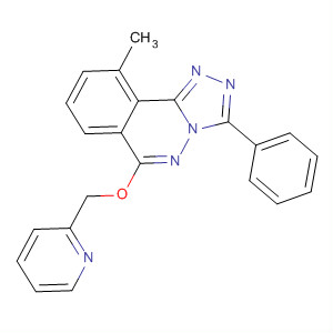 678193-40-3  1,2,4-Triazolo[3,4-a]phthalazine,10-methyl-3-phenyl-6-(2-pyridinylmethoxy)-