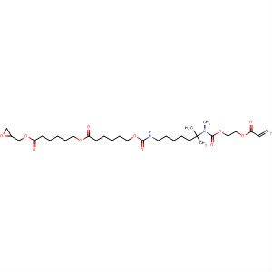 660427-56-5  11,18-Dioxa-2,9-diazatetracosanedioic acid, trimethyl-10,17-dioxo-,1-(oxiranylmethyl) 24-[2-[(1-oxo-2-propenyl)oxy]ethyl] ester