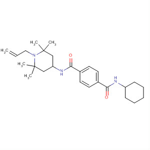 660429-36-7  1,4-Benzenedicarboxamide,N-cyclohexyl-N'-[2,2,6,6-tetramethyl-1-(2-propenyl)-4-piperidinyl]-