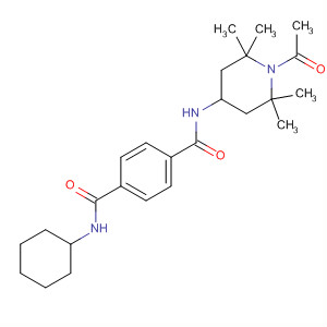 660429-37-8  1,4-Benzenedicarboxamide,N-(1-acetyl-2,2,6,6-tetramethyl-4-piperidinyl)-N'-cyclohexyl- 660429-37-8  1,4-Benzenedicarboxamide,N-(1-acetyl-2,2,6,6-tetramethyl-4-piperidinyl)-N'-cyclohexyl-