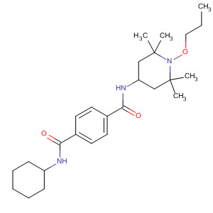 660429-40-3  1,4-Benzenedicarboxamide,N-cyclohexyl-N'-(2,2,6,6-tetramethyl-1-propoxy-4-piperidinyl)- 660429-40-3  1,4-Benzenedicarboxamide,N-cyclohexyl-N'-(2,2,6,6-tetramethyl-1-propoxy-4-piperidinyl)-