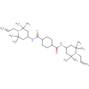 660429-47-0  1,4-Cyclohexanedicarboxamide,N,N'-bis[2,2,6,6-tetramethyl-1-(2-propenyl)-4-piperidinyl]-