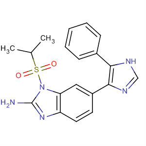 660432-75-7  1H-Benzimidazol-2-amine,1-[(1-methylethyl)sulfonyl]-6-(5-phenyl-1H-imidazol-4-yl)-