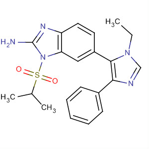 660434-78-6  1H-Benzimidazol-2-amine,6-(1-ethyl-4-phenyl-1H-imidazol-5-yl)-1-[(1-methylethyl)sulfonyl]-