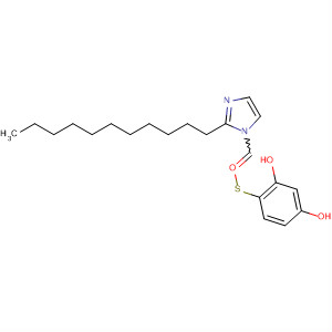 660441-59-8  1H-Imidazole, 1-[(2,4-dihydroxyphenyl)thioxomethyl]-2-undecyl-
