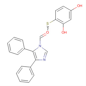 660441-60-1  1H-Imidazole, 1-[(2,4-dihydroxyphenyl)thioxomethyl]-4,5-diphenyl-