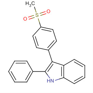 660441-74-7  1H-Indole, 3-[4-(methylsulfonyl)phenyl]-2-phenyl-