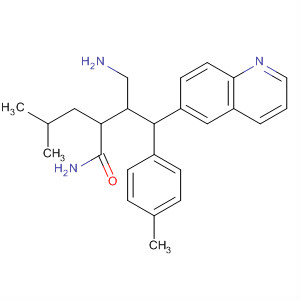660452-12-0  6-Quinolinebutanamide,3-(aminomethyl)-4-(4-methylphenyl)-2-(2-methylpropyl)-