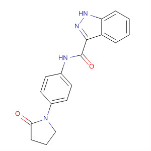 660822-43-5  1H-Indazole-3-carboxamide, N-[4-(2-oxo-1-pyrrolidinyl)phenyl]-