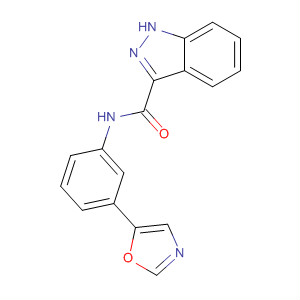 660822-44-6  1H-Indazole-3-carboxamide, N-[3-(5-oxazolyl)phenyl]-