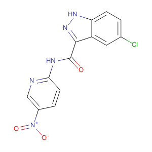 660822-59-3  1H-Indazole-3-carboxamide, 5-chloro-N-(5-nitro-2-pyridinyl)-
