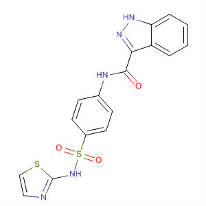 660822-63-9  1H-Indazole-3-carboxamide, N-[4-[(2-thiazolylamino)sulfonyl]phenyl]-