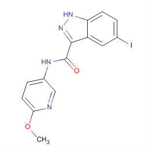 660822-69-5  1H-Indazole-3-carboxamide, 5-iodo-N-(6-methoxy-3-pyridinyl)-