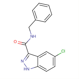 660822-75-3  1H-Indazole-3-carboxamide, 5-chloro-N-(phenylmethyl)-