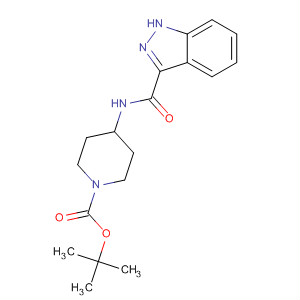 660822-87-7  1-Piperidinecarboxylic acid, 4-[(1H-indazol-3-ylcarbonyl)amino]-,1,1-dimethylethyl ester