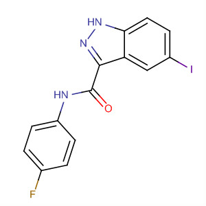 660822-88-8  1H-Indazole-3-carboxamide, N-(4-fluorophenyl)-5-iodo-