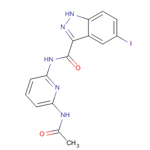 660822-89-9  1H-Indazole-3-carboxamide, N-[6-(acetylamino)-2-pyridinyl]-5-iodo-