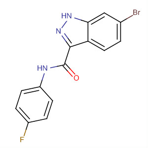 660823-03-0  1H-Indazole-3-carboxamide, 6-bromo-N-(4-fluorophenyl)-