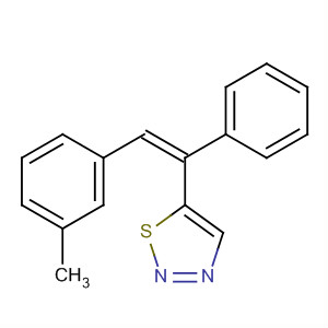 660831-79-8  1,2,3-Thiadiazole, 5-[(1Z)-2-(3-methylphenyl)-1-phenylethenyl]-