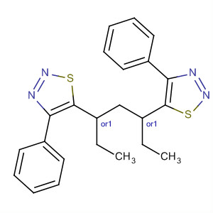 660831-80-1  1,2,3-Thiadiazole,5,5'-[(1R,3S)-1,3-diethyl-1,3-propanediyl]bis[4-phenyl-, rel-