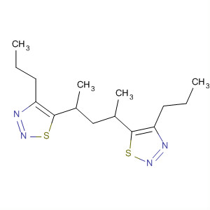 660831-83-4  1,2,3-Thiadiazole, 5,5'-(1,3-dimethyl-1,3-propanediyl)bis[4-propyl-