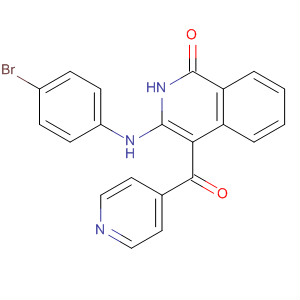 660844-28-0  1(2H)-Isoquinolinone,3-[(4-bromophenyl)amino]-4-(4-pyridinylcarbonyl)-