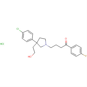 660844-97-3  1-Butanone,4-[3-(4-chlorophenyl)-3-(2-hydroxyethyl)-1-pyrrolidinyl]-1-(4-fluorophenyl)-, hydrochloride