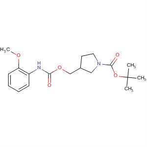 660846-42-4  1-Pyrrolidinecarboxylic acid,3-[[[[(2-methoxyphenyl)amino]carbonyl]oxy]methyl]-, 1,1-dimethylethylester