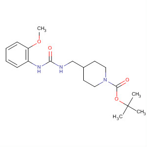 660846-57-1  1-Piperidinecarboxylic acid,4-[[[[(2-methoxyphenyl)amino]carbonyl]amino]methyl]-, 1,1-dimethylethylester