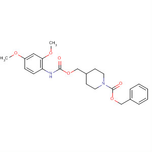 660846-61-7  1-Piperidinecarboxylic acid,4-[[[[(2,4-dimethoxyphenyl)amino]carbonyl]oxy]methyl]-, phenylmethylester