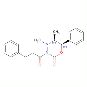660849-11-6  2H-1,3,4-Oxadiazin-2-one,tetrahydro-4,5-dimethyl-3-(1-oxo-3-phenylpropyl)-6-phenyl-, (5S,6R)-