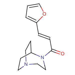 660860-13-9  1,4-Diazabicyclo[3.2.2]nonane, 4-[(2E)-3-(2-furanyl)-1-oxo-2-propenyl]-