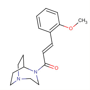660860-15-1  1,4-Diazabicyclo[3.2.2]nonane,4-[(2E)-3-(2-methoxyphenyl)-1-oxo-2-propenyl]-
