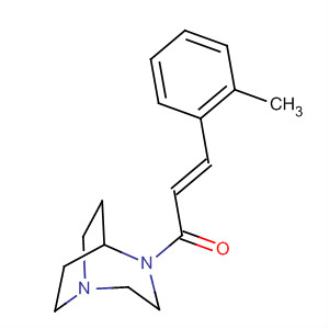 660860-16-2  1,4-Diazabicyclo[3.2.2]nonane,4-[(2E)-3-(2-methylphenyl)-1-oxo-2-propenyl]-