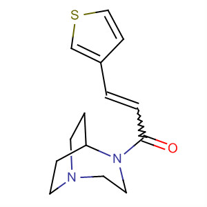660860-47-9  1,4-Diazabicyclo[3.2.2]nonane, 4-[1-oxo-3-(3-thienyl)-2-propenyl]-