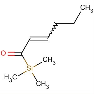 66132-94-3  Silane, trimethyl(1-oxo-2-hexenyl)-