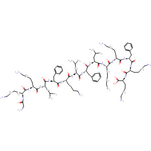 661460-57-7  L-Lysine,glycyl-L-lysyl-L-lysyl-L-leucyl-L-phenylalanyl-L-lysyl-L-leucyl-L-phenylalanyl-L-leucyl-L-lysyl-L-lysyl-L-phenylalanyl-L-lysyl-