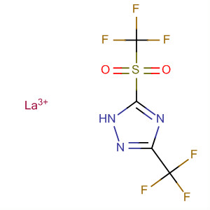 661461-44-5  1H-1,2,4-Triazole, 3-(trifluoromethyl)-5-[(trifluoromethyl)sulfonyl]-,lanthanum(3+) salt