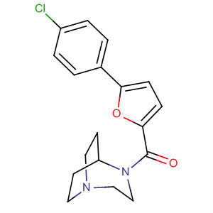 661462-31-3  1,4-Diazabicyclo[3.2.2]nonane,4-[[5-(4-chlorophenyl)-2-furanyl]carbonyl]-