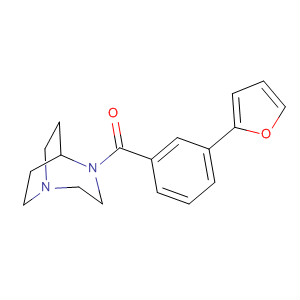 661462-35-7  1,4-Diazabicyclo[3.2.2]nonane, 4-[3-(2-furanyl)benzoyl]-