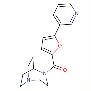 661462-47-1  1,4-Diazabicyclo[3.2.2]nonane, 4-[[5-(3-pyridinyl)-2-furanyl]carbonyl]-